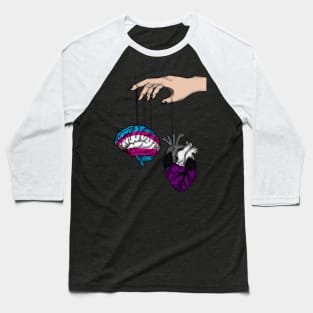 Transgender brain with Asexual heart Baseball T-Shirt